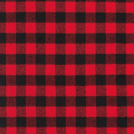 Mammoth Flannel: Red Little Check (1/4 Yard)