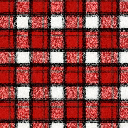 Mammoth Junior Flannel: Cardinal (1/4 Yard)