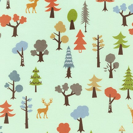 Cozy Outdoors Flannel: Forest - Green (1/4 Yard)