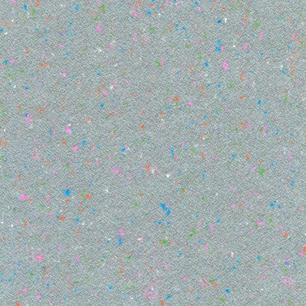 Shetland Flannel Speckle: STEEL 1 1/2 YARD PRE-CUT