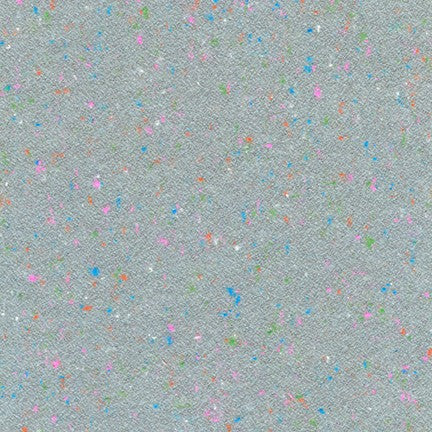 Shetland Flannel Speckle: STEEL (1/4 Yard)