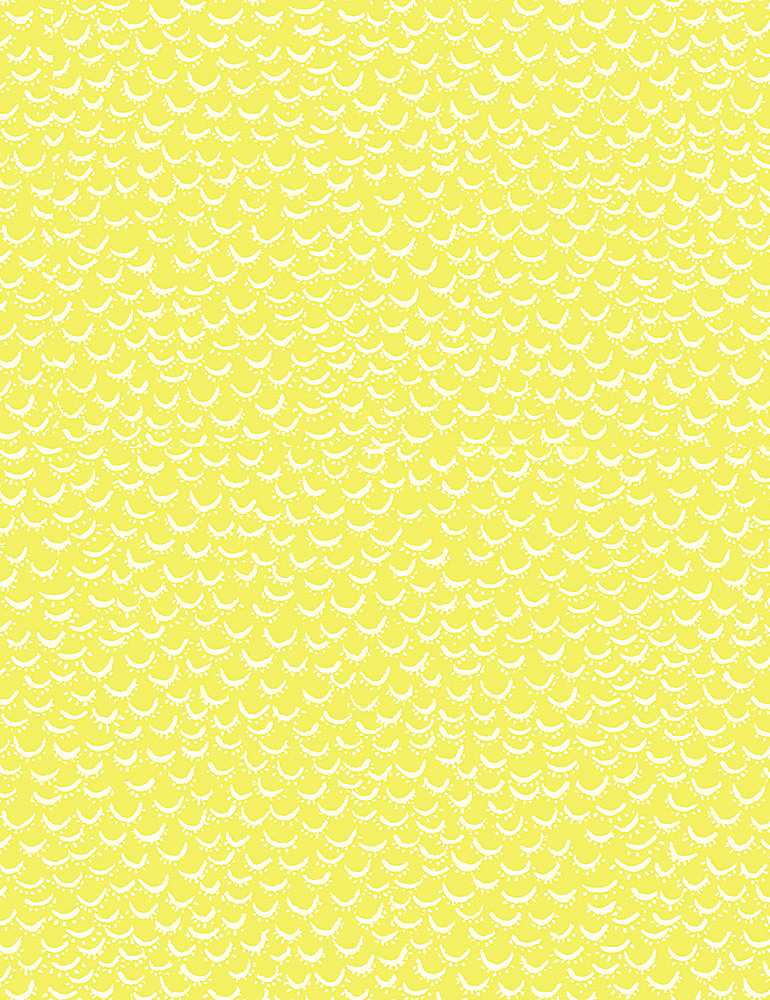 I'm Rexy and I Know It by Dear Stella: Ariel in Buttercup (1/4 Yard)