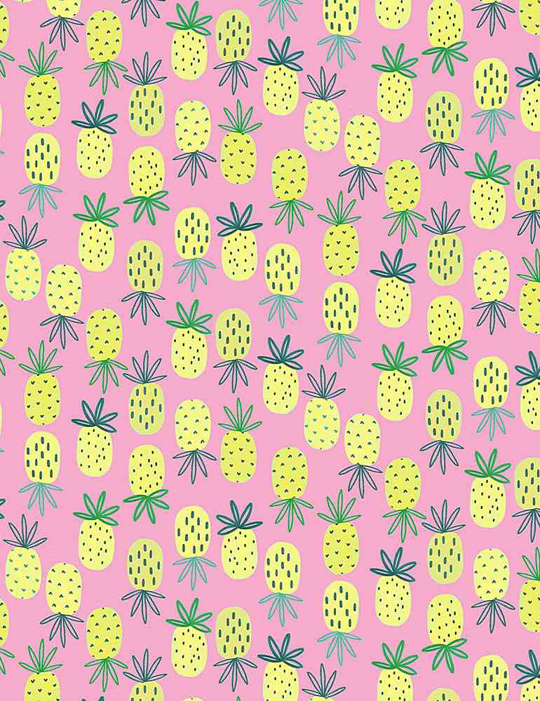 I'm Rexy and I Know It by Dear Stella: Pineapples in Fandango (1/4 Yard)