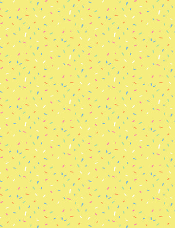 MEOWMI BEACH: Sprinkles-Buttercup (1/4 Yard)