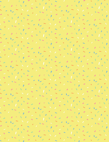 MEOWMI BEACH: Sprinkles-Buttercup (1/4 Yard)