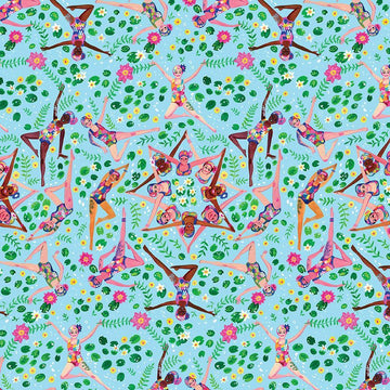 SIDESTROKE BOOGIE: Synchronicity-Bluejay (1/4 Yard)