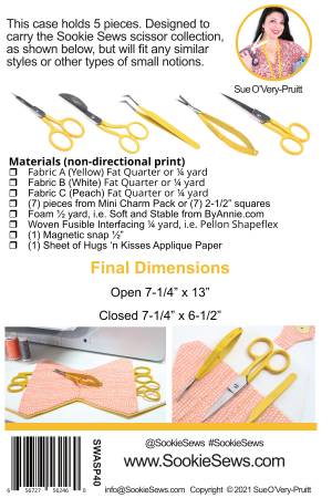 Sookie Sews: Hexagon Scissor Case