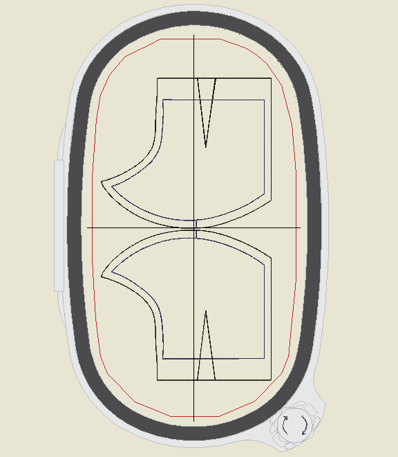 Fitted Face Mask Base Embroidery Designs