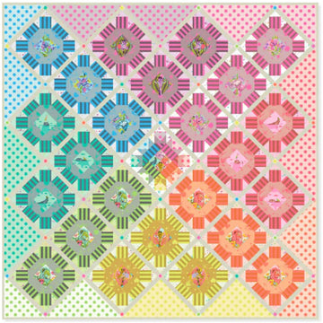 Tula Pink EVERGLOW: Star Cluster Quilt Kit