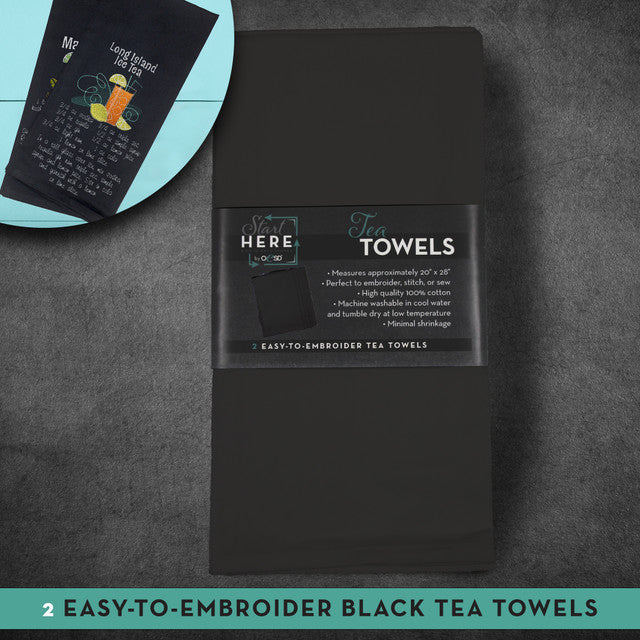 Blank OESD Tea Towels: 2 pack