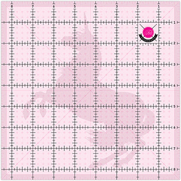 TULA PINK 12 1/2IN SQUARE RULER UNICORN