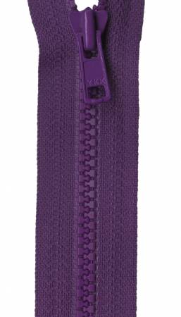 Mini Vislon 10in Purple Separating Zipper