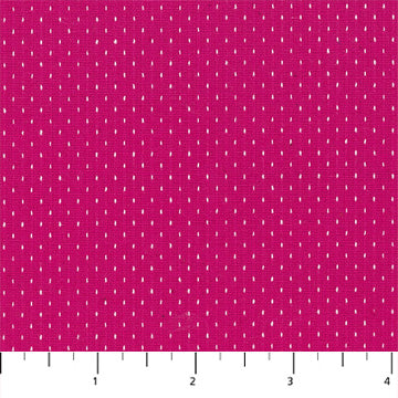 HAPTIC WOVENS: Dots-Fuchsia (1/4 Yard)