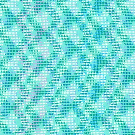 Wishwell Wilshire: Turquoise (1/4 Yard)