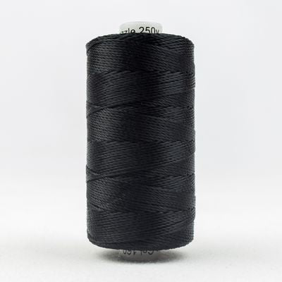 RAZZLE: 8wt Rayon 200yds-Black/Multicolor 160