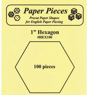 Hexagon 1 inch 100 Pcs