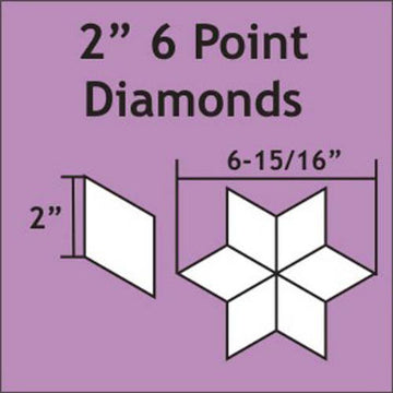 6pt Diamond Papers 2 inch 75pc per Pkg