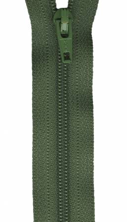 Ziplon Coil Zipper 18in Olive Green