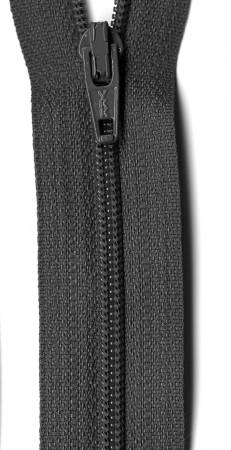 Ziplon Coil Zipper 18in Charcoal
