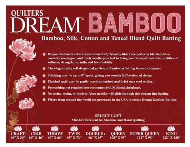 Quilters Dream Bamboo: King 120
