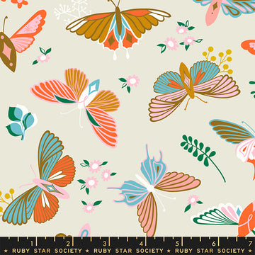 Stay Gold: Shell Butterfly (1/4 Yard)