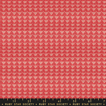 Ruby Star Society WARP WEFT: Woven-Warm Red (1/4 Yard)