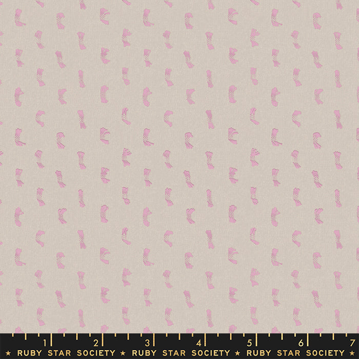Ruby Star Society WARP WEFT: 1 1/2-Yard Pre-Cut Woven-Flicker Pink