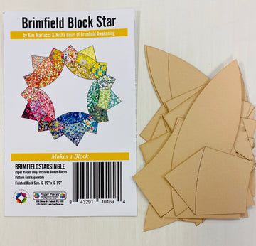 Brimfield Block Star Paper Pieces