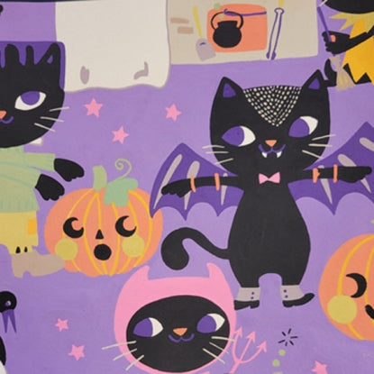 Haunted House: Costume Kitty- Light Purple (1/4 Yard)