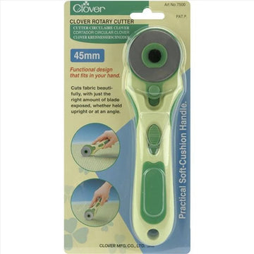 CLOVER: 45mm Softgrip Rotary Cutter