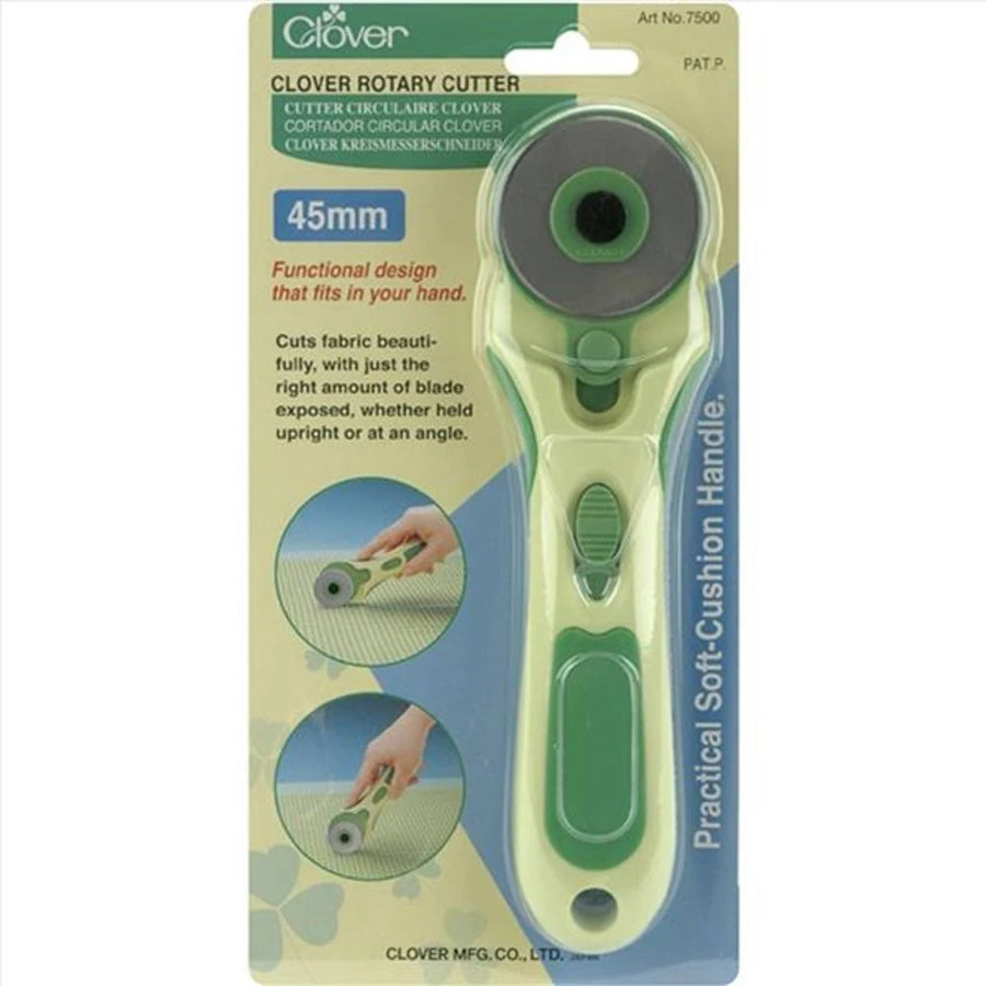 CLOVER: 45mm Softgrip Rotary Cutter